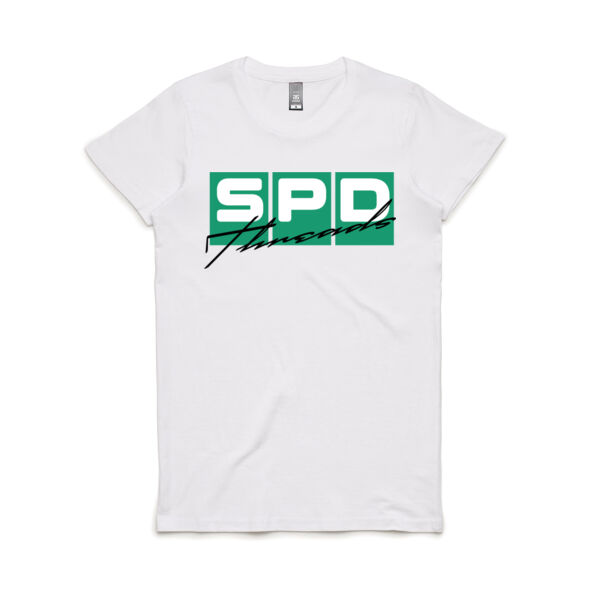 Speed Threads JDM Tee (Womens) - Jaded Green Print Thumbnail