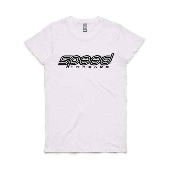 Speed Threads Apex Tee (Womens) - Hyper Black Print Thumbnail