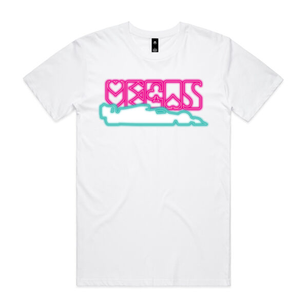 Vegas Lights - White Neon Print Thumbnail